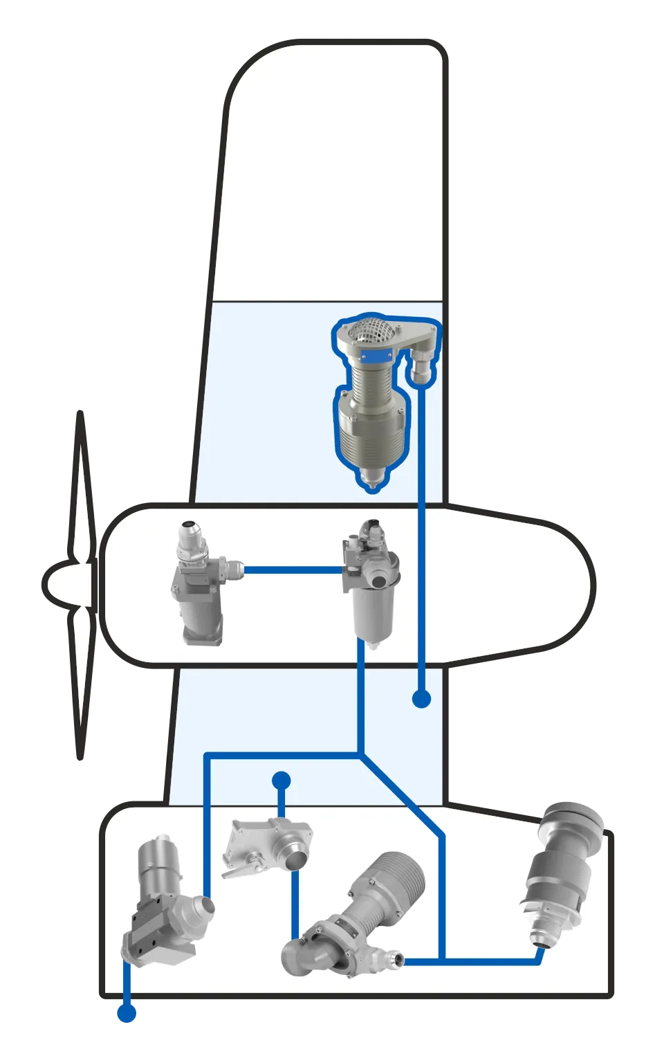 Components for fuel transfer systems from Jihostroj company
