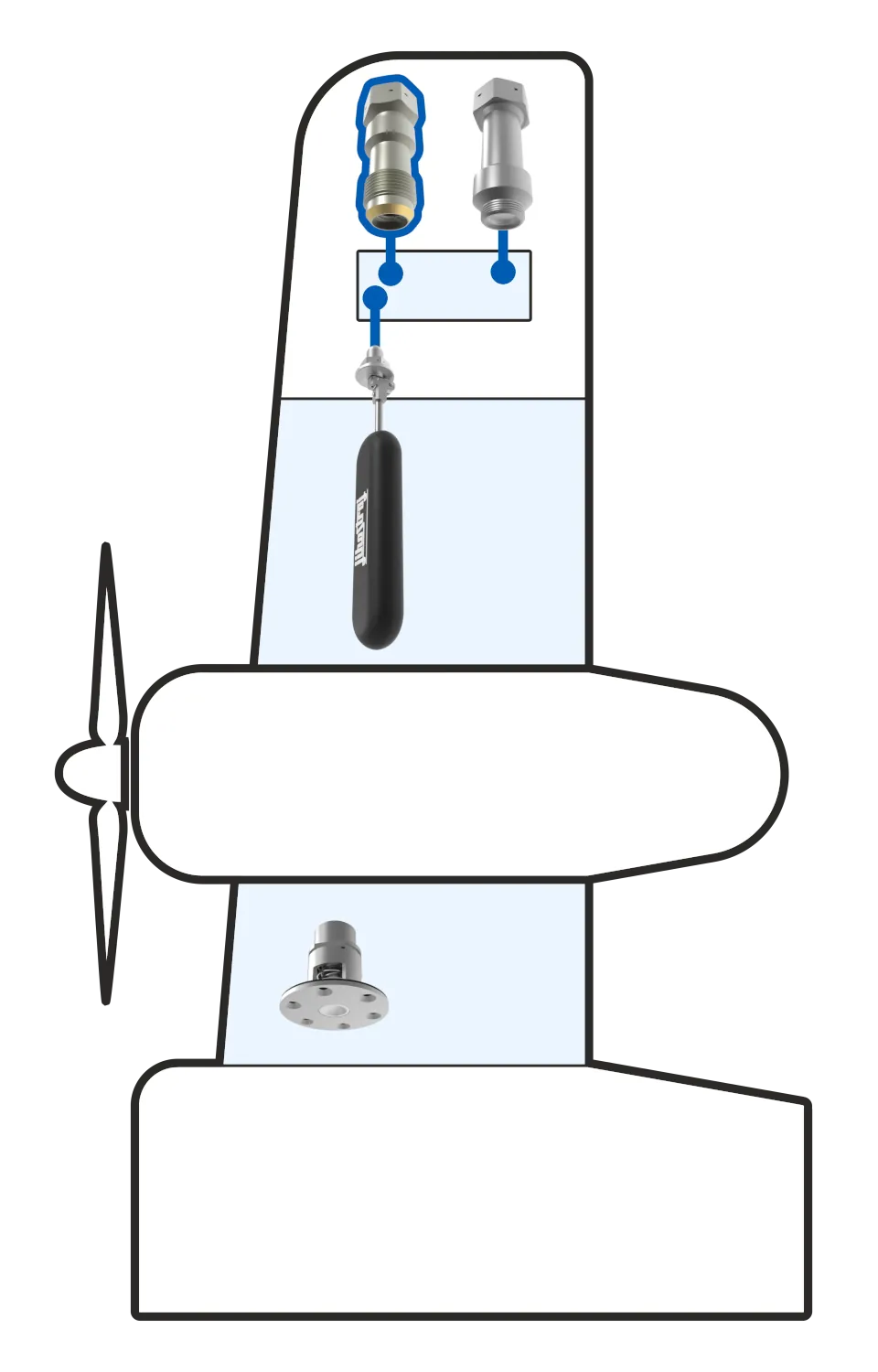 Components for tank protection systems from Jihostroj company